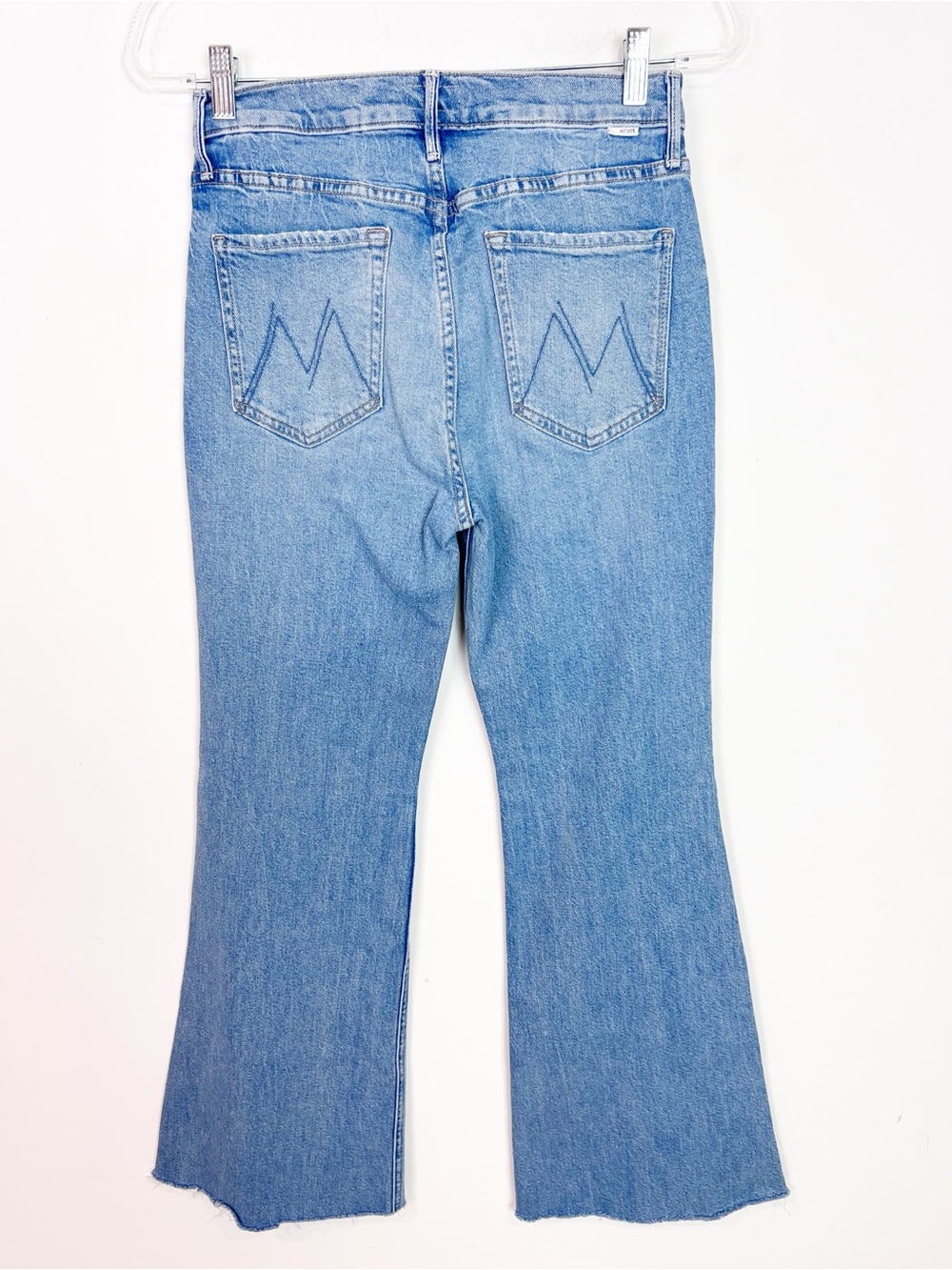 MOTHER THE DOOZY FLARE JEANS ZIP FLY IN HORSEBACK TO QUARTERBACK WOMENS SZ 28 - Picture 4 of 9